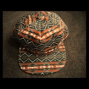 Aztec print strapback